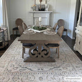 Hiti Cream Flat Pile Washable Rug - Ornate Home