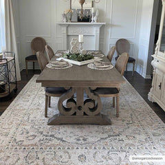 Hiti Cream Flat Pile Washable Rug - Ornate Home