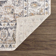 Hiti Cream Flat Pile Washable Rug - Ornate Home