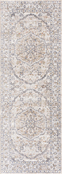Hiti Cream Flat Pile Washable Rug - Ornate Home