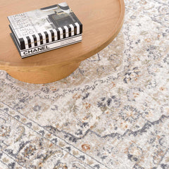 Hiti Cream Flat Pile Washable Rug - Ornate Home
