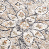 Hiti Cream Flat Pile Washable Rug - Ornate Home