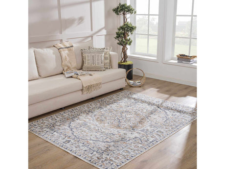 Hiti Cream Washable Performance Rug - Ornate Home