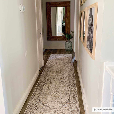 Hiti Cream Washable Performance Rug - Ornate Home