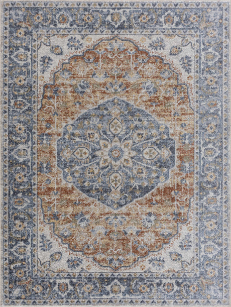 Hiti Rust Flat Pile Washable Rug - Limited Edition - Ornate Home