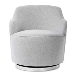 Hobart Gray Casual Swivel Chair - Ornate Home