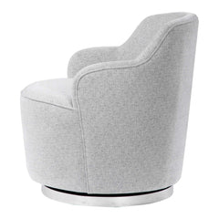 Hobart Gray Casual Swivel Chair - Ornate Home