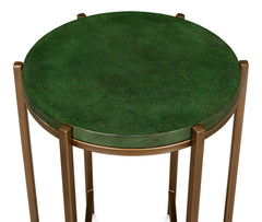 Hobart Green Side Table - Ornate Home