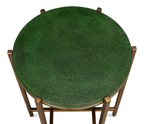 Hobart Green Side Table - Ornate Home