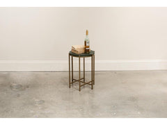 Hobart Green Side Table - Ornate Home
