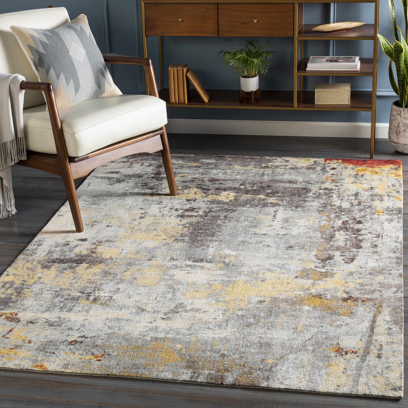Hobson Abstract Area Rug - Clearance - Ornate Home