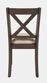 Hobson Grey X Back Chair - Ornate Home