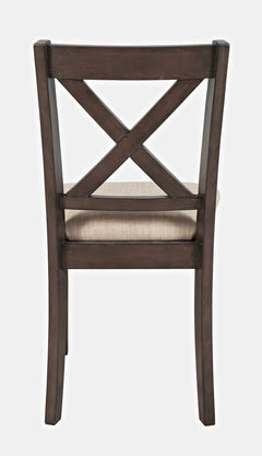 Hobson Grey X Back Chair - Ornate Home