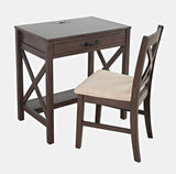 Hobson Grey X Back Chair - Ornate Home