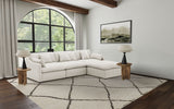 Hobson Ivory 4-piece Upholstered Modular Sectional Sofa - Ornate Home