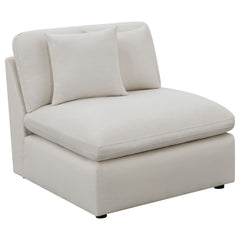 Hobson Ivory 4-piece Upholstered Modular Sectional Sofa - Ornate Home