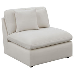 Hobson Ivory 5-piece Upholstered Modular Sectional Sofa - Ornate Home