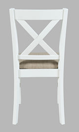 Hobson White X Back Chair - Ornate Home