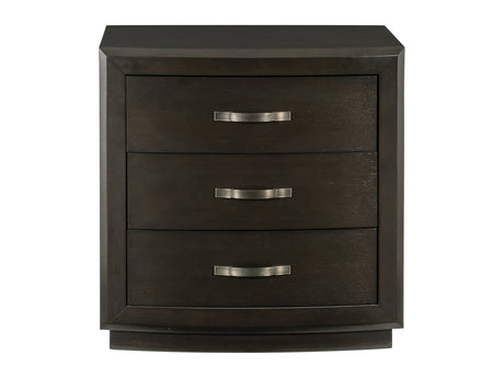 Hodgin Dark Charcoal Nightstand - Ornate Home