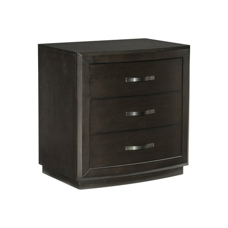 Hodgin Dark Charcoal Nightstand - Ornate Home