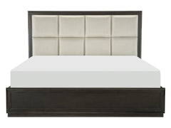 Hodgin Dark Charcoal Queen Platform Bed - Ornate Home