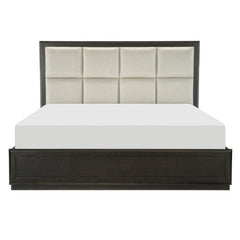 Hodgin Dark Charcoal Queen Platform Bed - Ornate Home