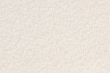 Hoff Off White Boucle Ottoman