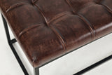 Hogan Dark Sienna Large Ottoman - Ornate Home