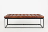 Hogan Saddle Large Ottoman - Ornate Home