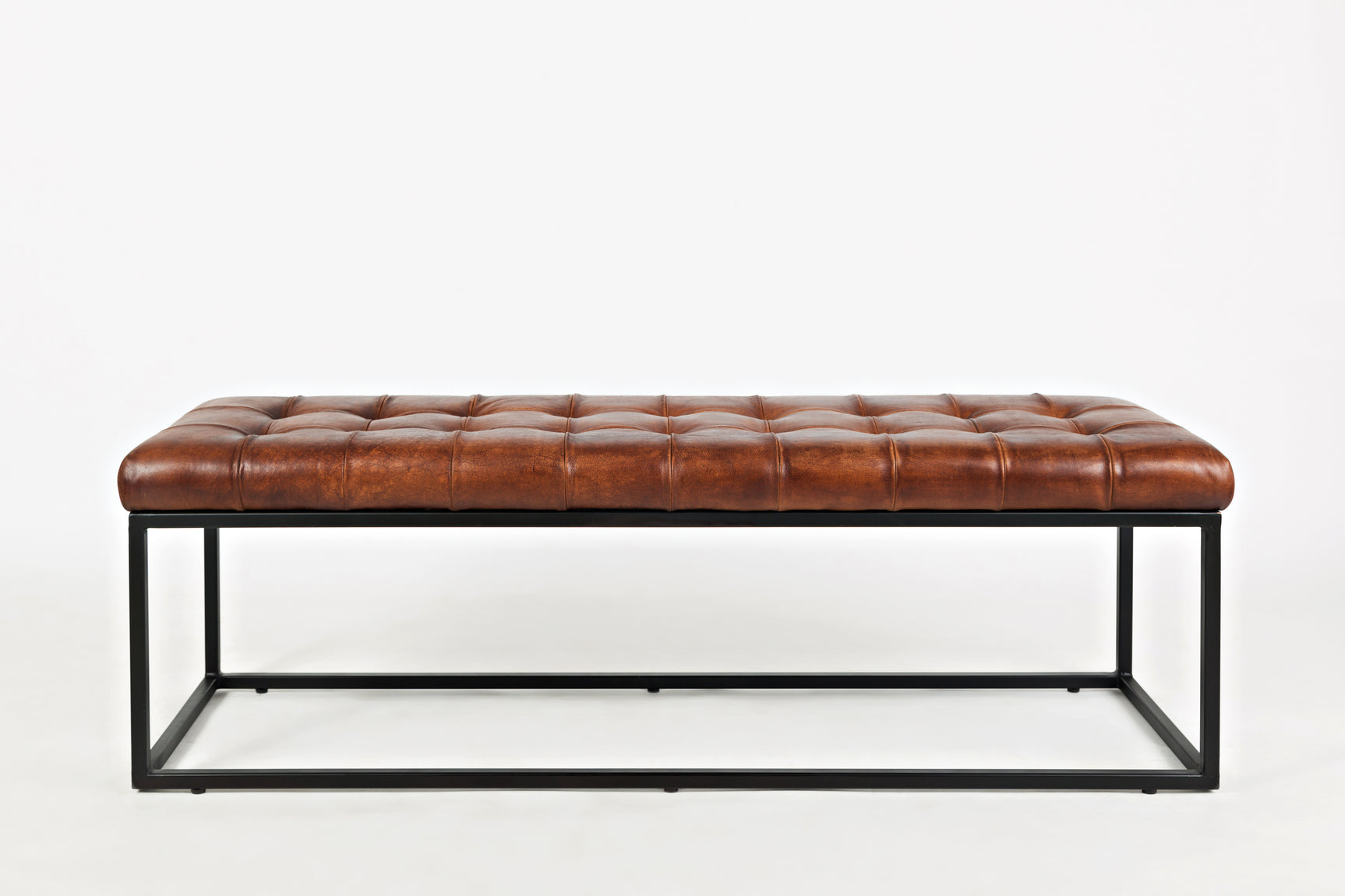 Hogan Saddle Large Ottoman - Ornate Home