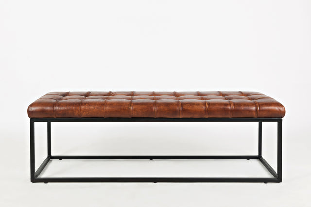 Hogan Saddle Large Ottoman - Ornate Home