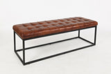 Hogan Saddle Large Ottoman - Ornate Home