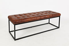 Hogan Saddle Large Ottoman - Ornate Home