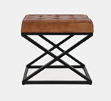 Hogan Saddle Small Ottoman - Ornate Home