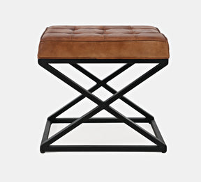 Hogan Saddle Small Ottoman - Ornate Home