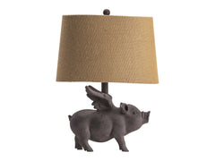 Hogs Fly Grey Table Lamp (Set of 2) - Ornate Home