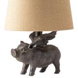 Hogs Fly Grey Table Lamp (Set of 2) - Ornate Home