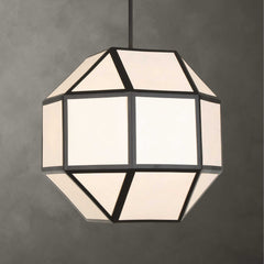 Hoi An Black 4 Light Geometric Chandelier - Ornate Home