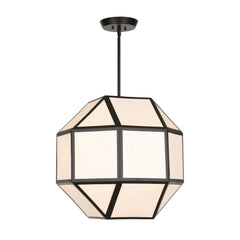 Hoi An Black 4 Light Geometric Chandelier - Ornate Home
