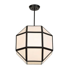 Hoi An Black 4 Light Geometric Chandelier - Ornate Home