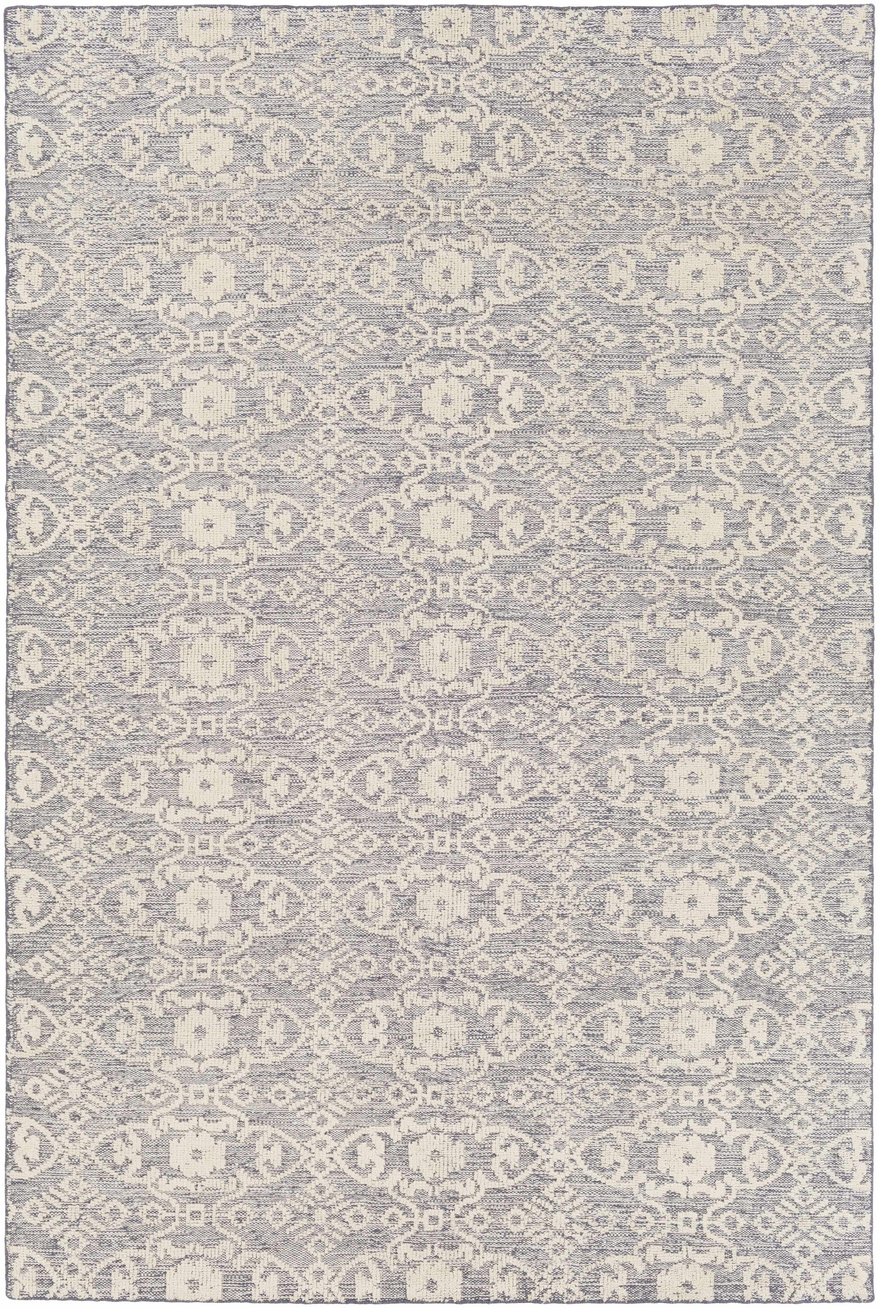 Hoisington Ivory Patterned Wool Rug - Clearance - Ornate Home