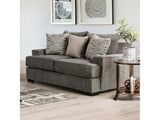 Holborn Gray Loveseat - Ornate Home