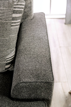 Holborn Gray Loveseat - Ornate Home
