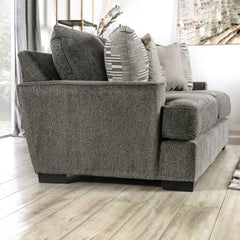 Holborn Gray Loveseat - Ornate Home