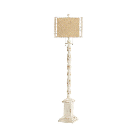 Holcomb Beige Floor Lamp - Ornate Home