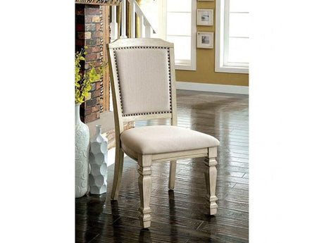 Holcroft Antique White & Ivory Dining Chair (Set of 2) - Ornate Home