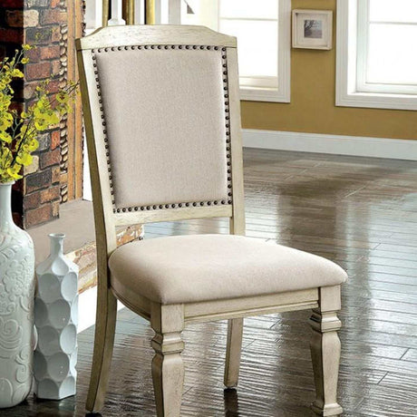 Holcroft Antique White & Ivory Dining Chair (Set of 2) - Ornate Home