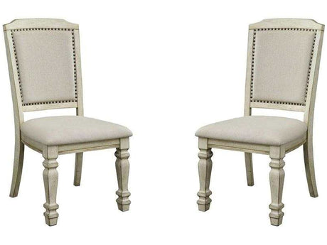 Holcroft Antique White & Ivory Dining Chair (Set of 2) - Ornate Home