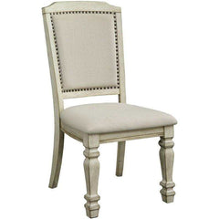 Holcroft Antique White & Ivory Dining Room Set / 7pc - Ornate Home
