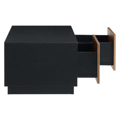 Holden Black/Walnut 36" Coffee Table - Ornate Home